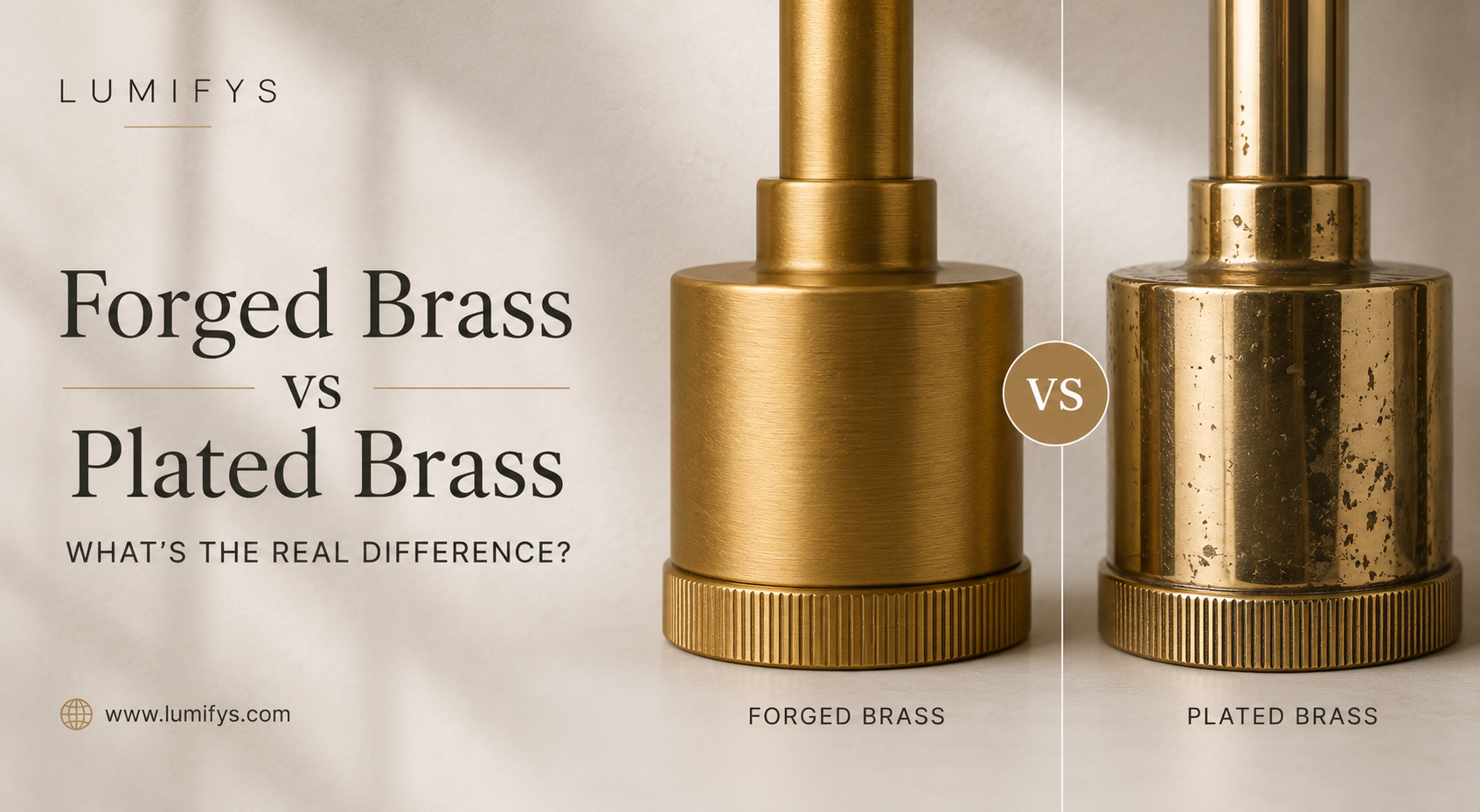 Forged Brass vs Plated Brass: What’s the Real Difference? – Lumifys