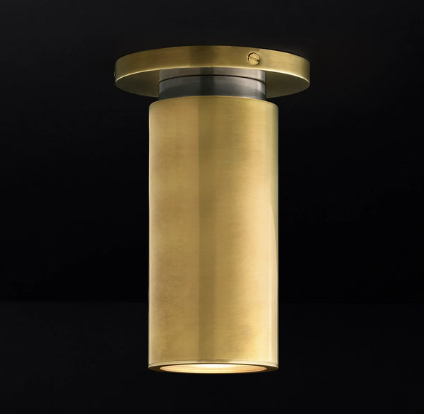 Champeaux Brass Flushmount 4½”D