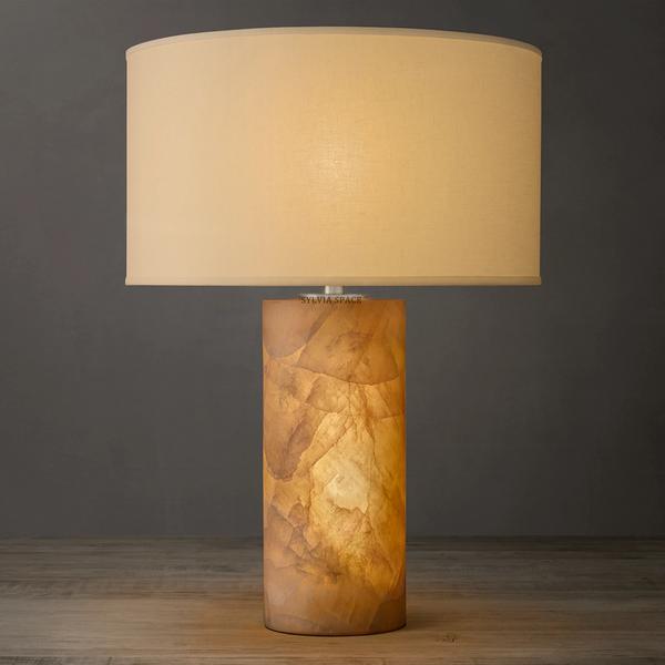 Rivage Alabaster Table Lamp 6"