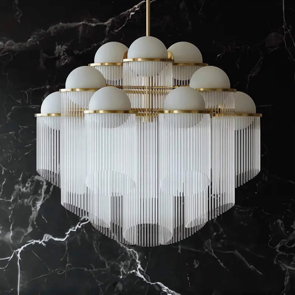 CANYON 12 LIGHTS CELESTIAL CRYSTAL CHANDELIER 26" 31.5" 40"D