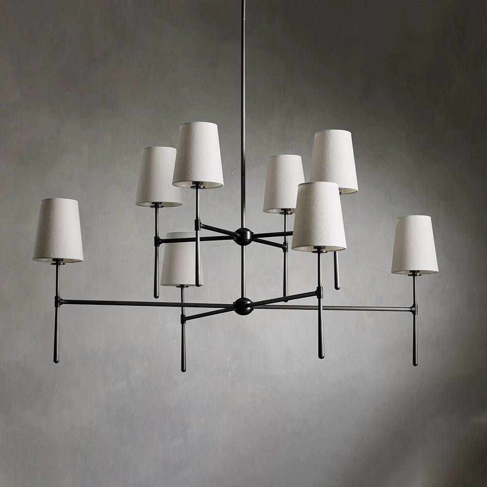 Rhodes 2-Tier Round Chandelier - Thumbnail 2