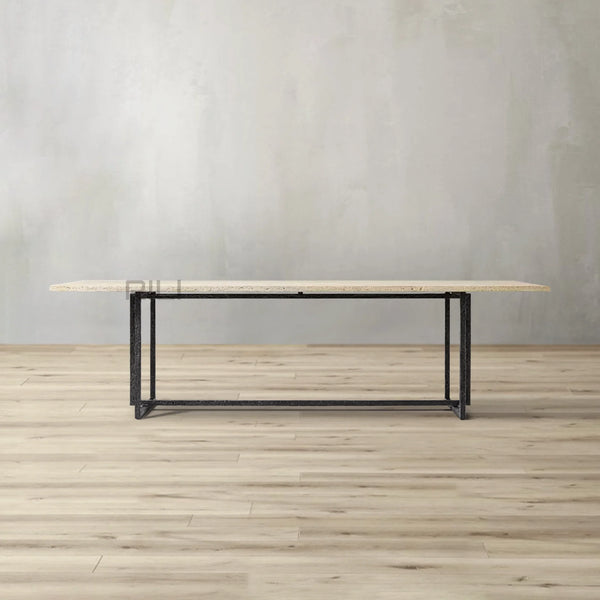 Salvador Stone Rectangular Dining Table