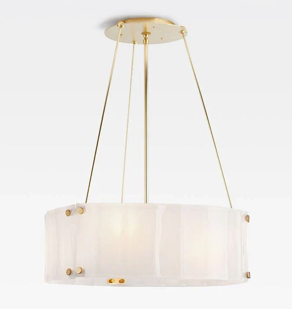 Marcellus Glass Round Chandelier 24"