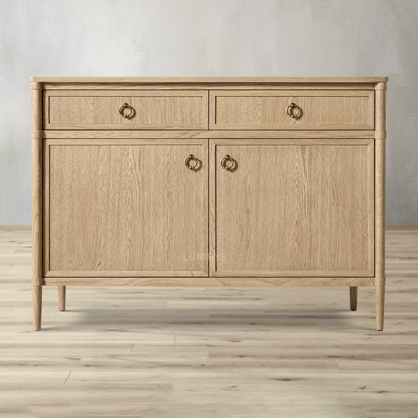 François Double-Door Sideboard with Drawers