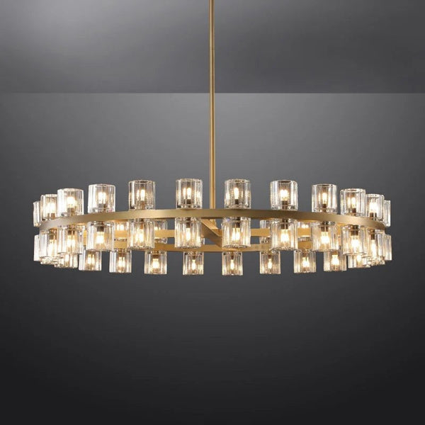 Arcachona Led Round Chandelier For Crystal Cup 48"