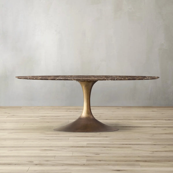 Aero Stone Oval Dining Table