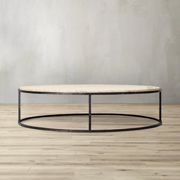 Salvador Stone Round Coffee Table