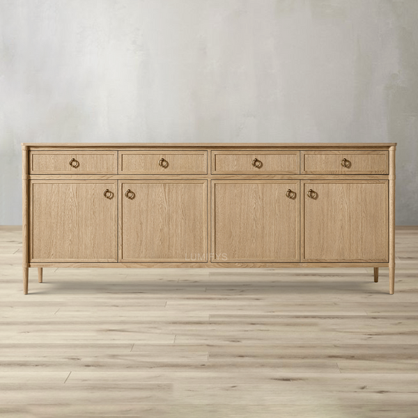 François Marble 4-door Sideboard with Drawers