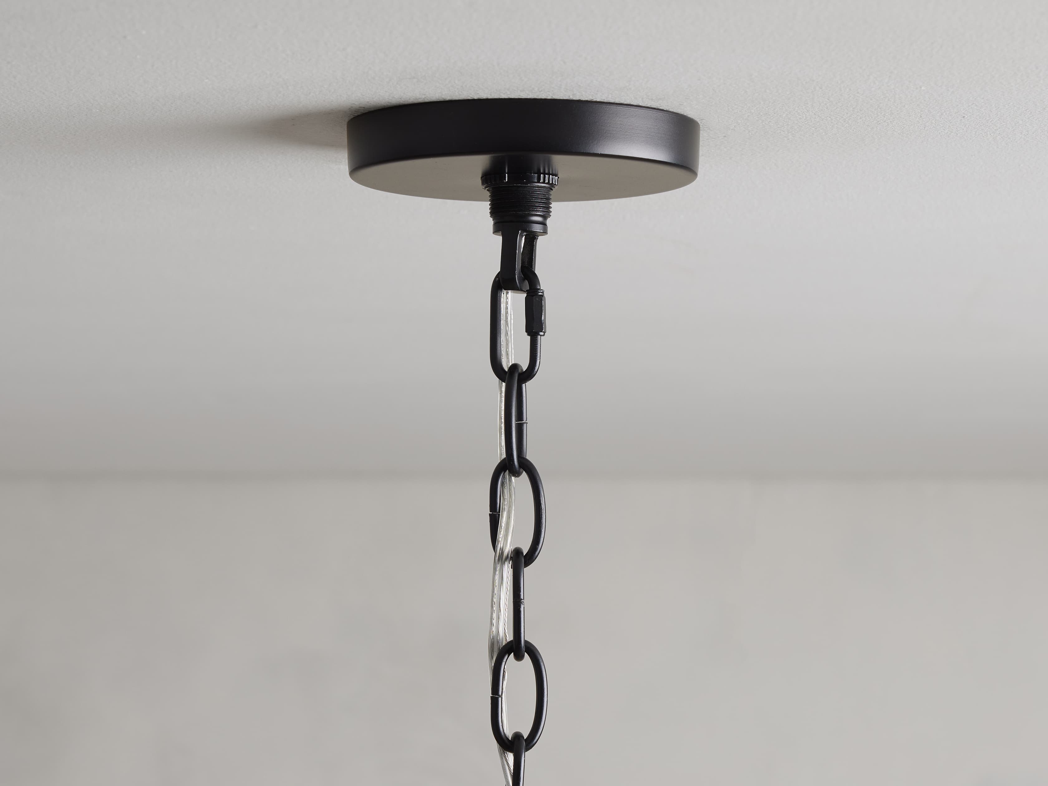Rosalind Rattan Chandelier - Thumbnail 2