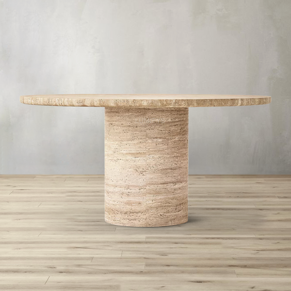 Vitolo Carved Round Dining Table