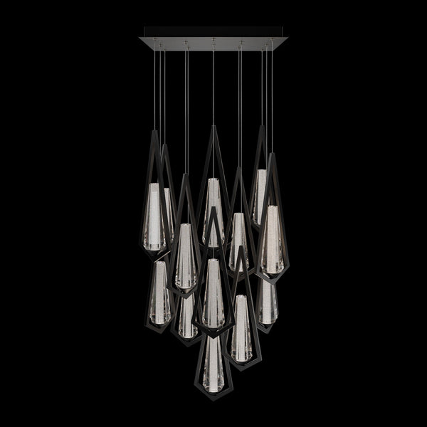 Schobek Crystal Linear Chandelier 13 Light