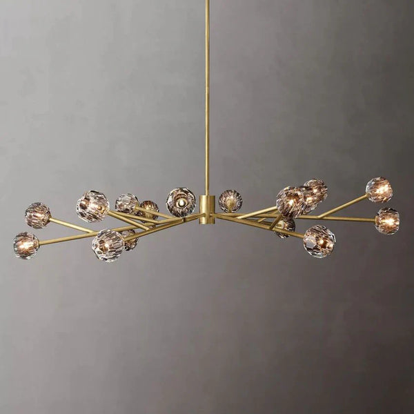Bouble De Crystal Round Chandelier 72"