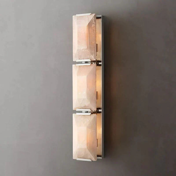 Harlow de Calcite Alabaster Triple Wall Sconce
