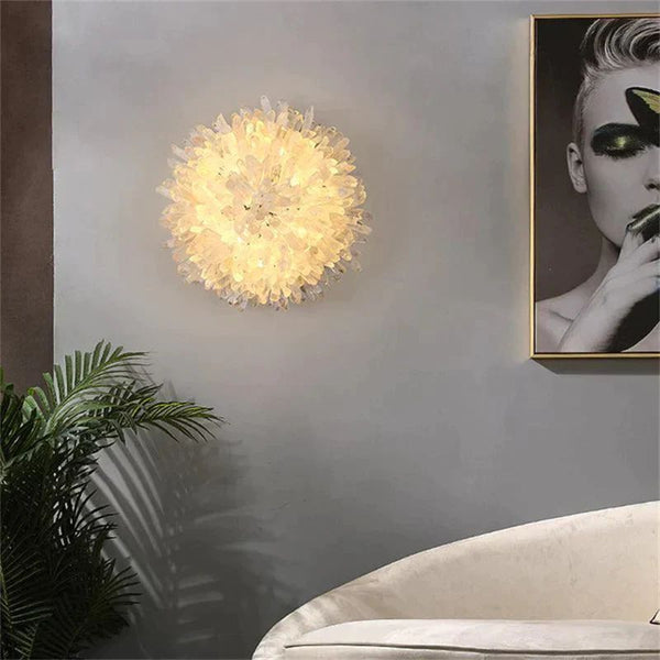 Cervine Primary Crystal  Wall Sconce