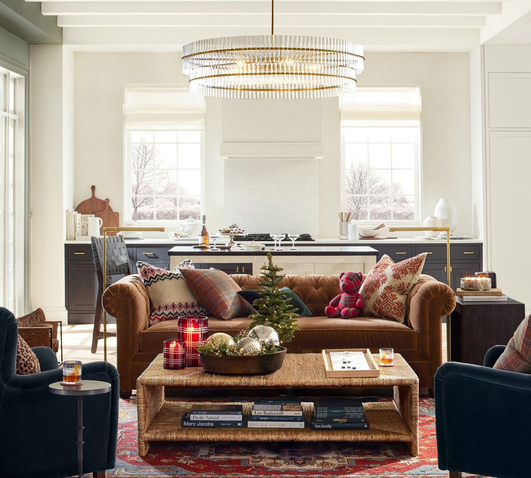 Molly Crystal Round Chandlier 29.5" 48"