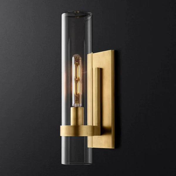 Ravelle Glass Cup Grand Wall Sconce 18"