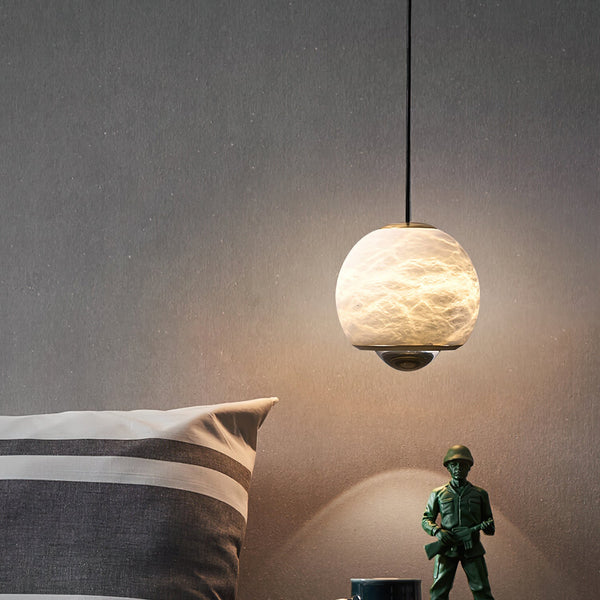 Ferox Alabaster Pendant Light