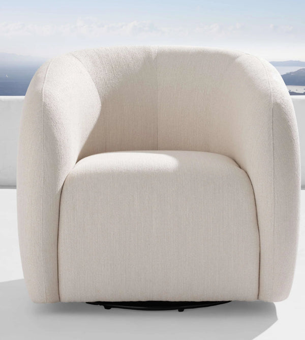 Fresno Swivel Chair/TWILLY PEARL