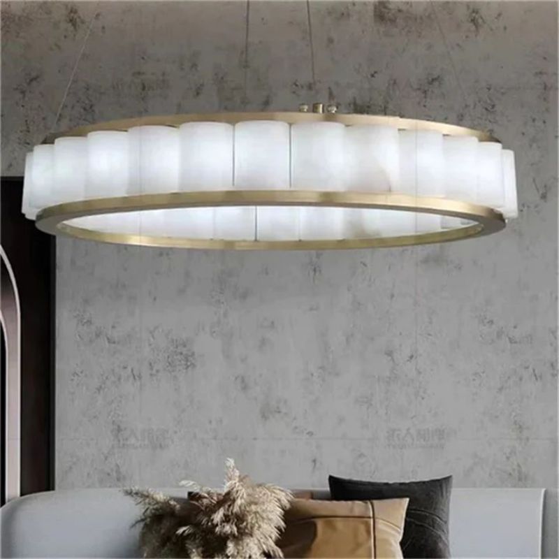 Alabaster Ring Chandelier – Lumifys