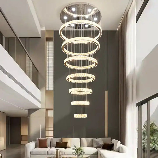 Finley Crystal 7-Tier Chandelier