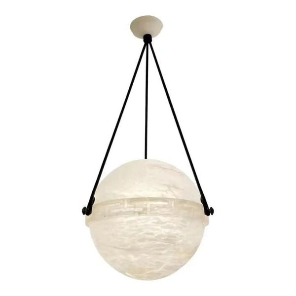 （price different）Alabaster Globe Pendant Light 10"D 20"D