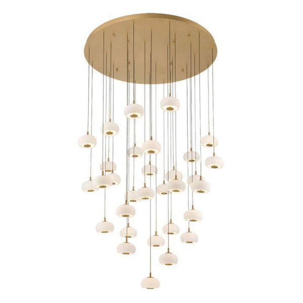 Lanterns Glass 31 Light Round LED Chanderlier