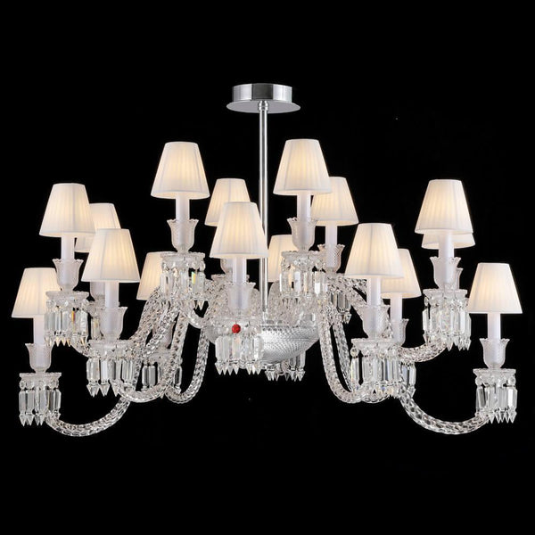 Auralite Classic Luxury Ellipse Crystal Chandelier