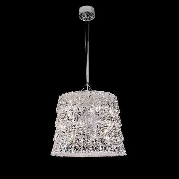 Auralite Classic Luxury Tuile De Cristal Frozen Crystal Chandelier