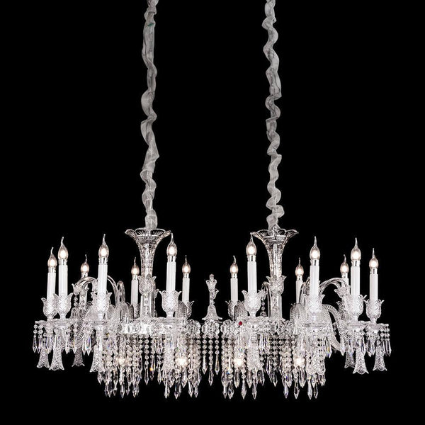 Auralite Classic Luxury Bell Dining Crystal Chandelier