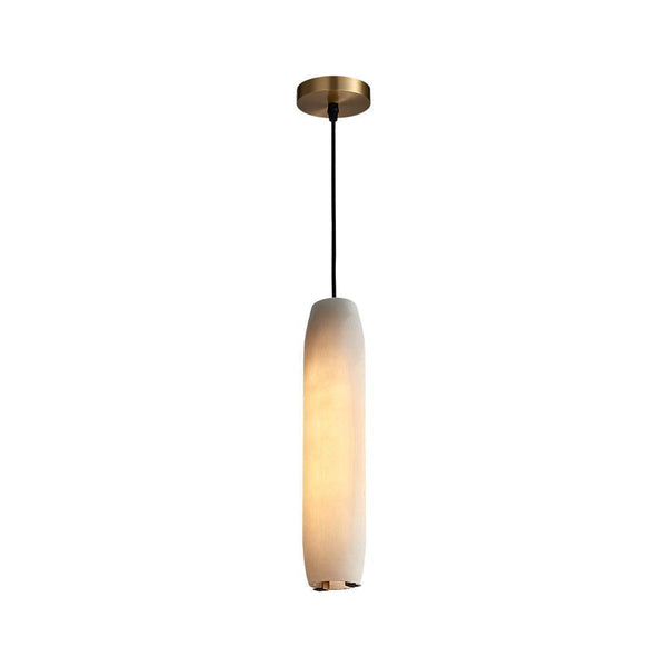 Marble Alabaster Flute Pendant Light