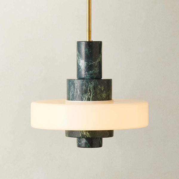 Mercury Green Marble Pendant Lamp