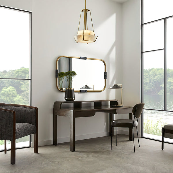 Mohegan Alabaster Pendant Lamp