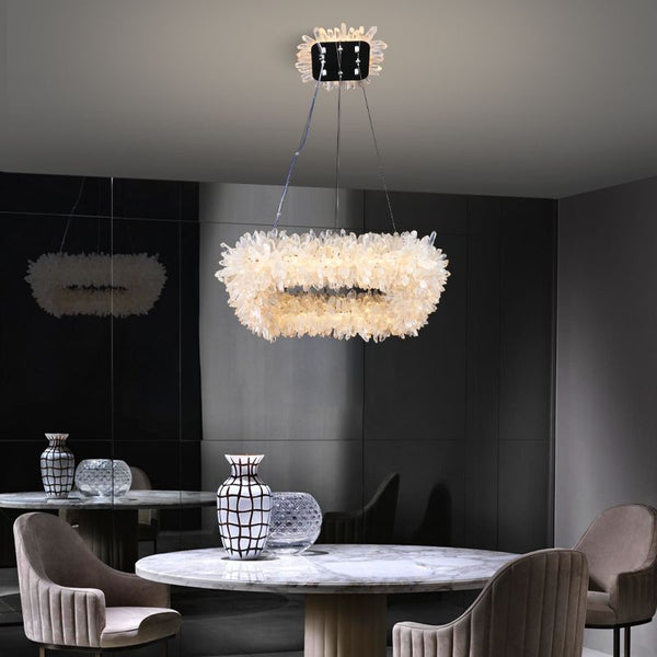 Cervine Primary Crystal Square Chandelier