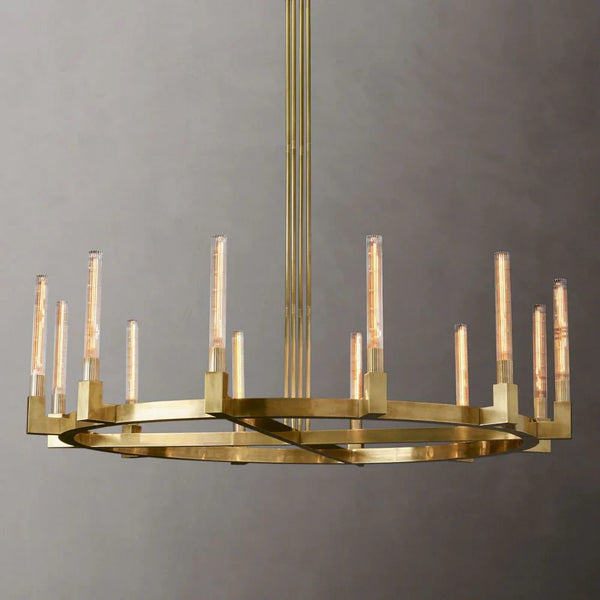 Cannele de Round Chandelier 60"