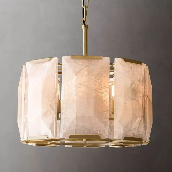 Harlow Alabaster Round Chandelier 19" 24" 31" 43" 60"D
