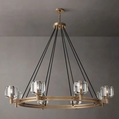 INTRODUC DEMARET ROUND CHANDELIER 48''