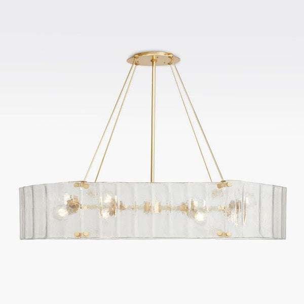 Hillam Oval Crystal Chandelier 48"