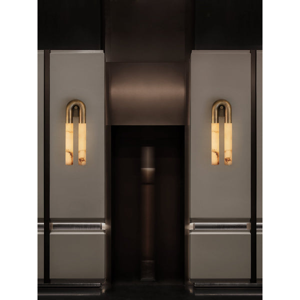 Astra Alabaster Wall Sconce