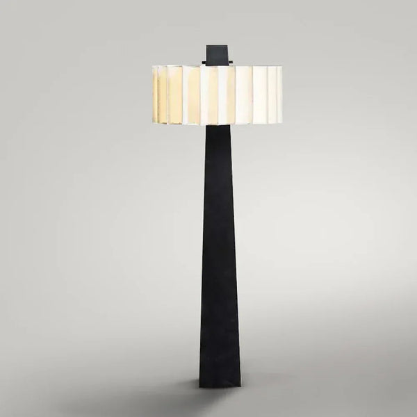 MARVIA ALABASTER PANTHEON FLOOR LAMP 65"H