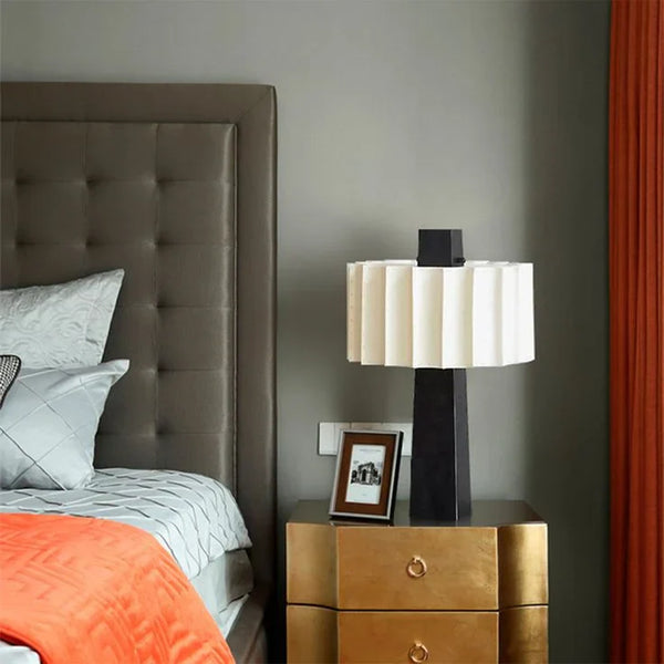 MARVIA ALABASTER PANTHEON TABLE LAMP 23.6"H