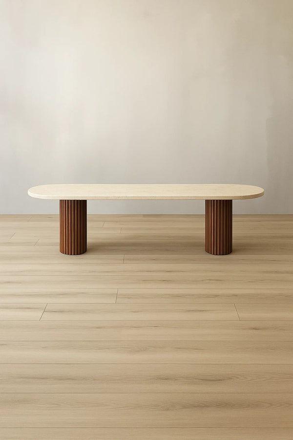 Byron Emperador Dining Table 96 x 44