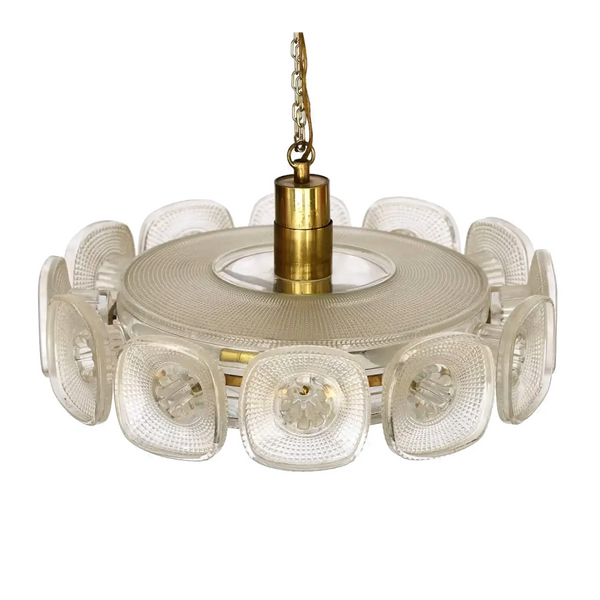 HAVEN CLEAR CRYSTAL CHANDELIER 23.6" 31.5"W