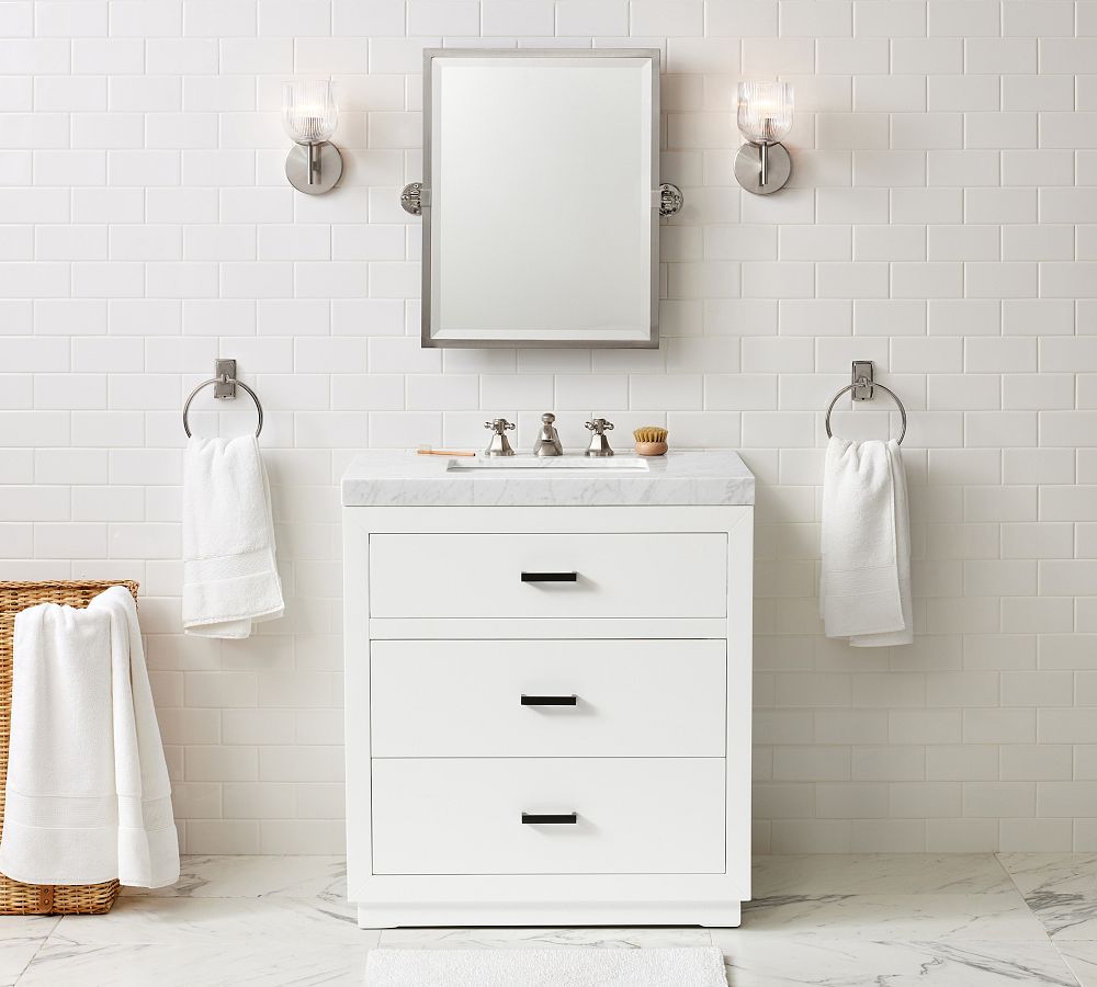 Cooper Ribbed Glass Sconce (9")