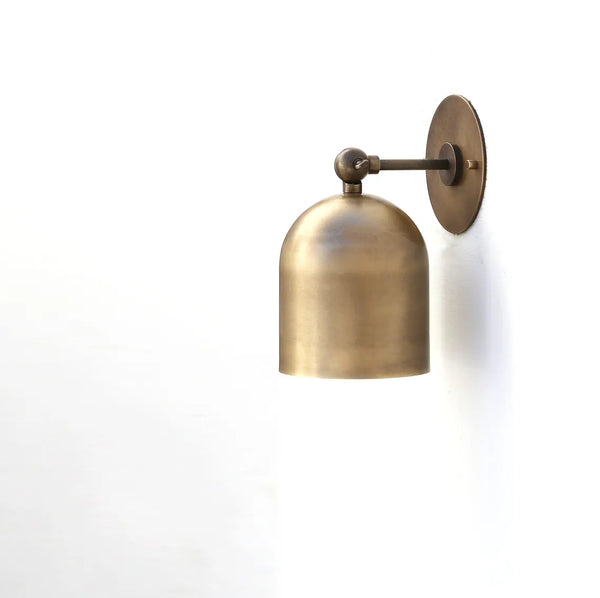 Brass Wall Sconce, Adjustable