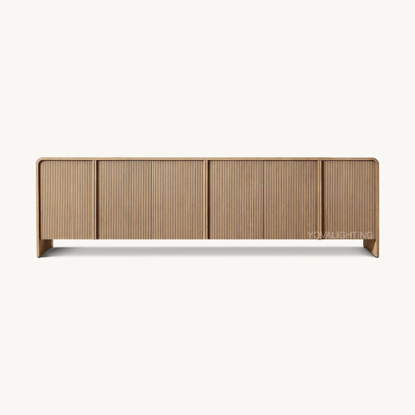 Alova Wood 6-door Media Console 96"W