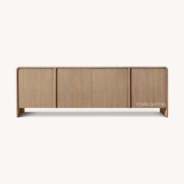 Alova Wood 4-door Media Console 60" 72'' 84''W