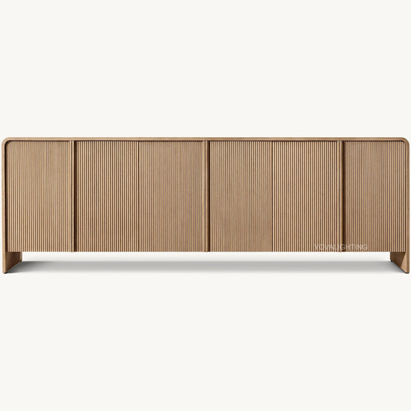 Alova Wood 6-Door Sideboard 96''W