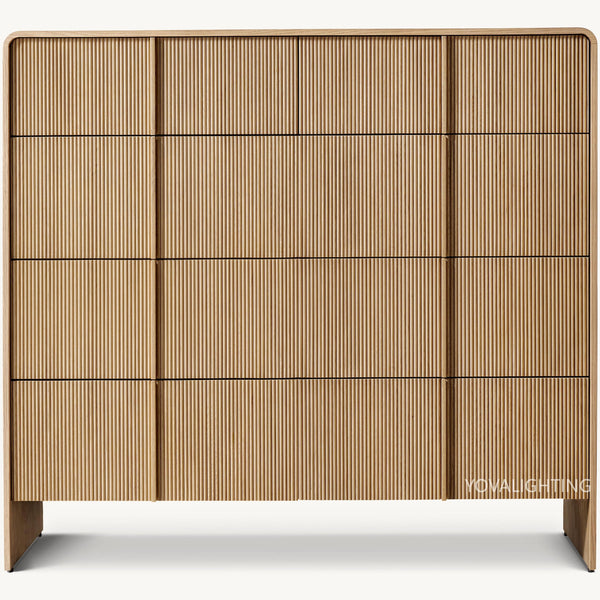 Alova Wood 5-Drawer Dresser 50''W