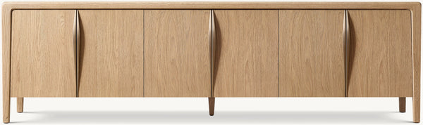 Gael Oak 6-door Media Console