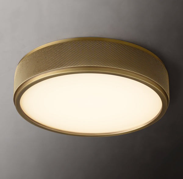 Utilitaire Brass Flushmount 11''D